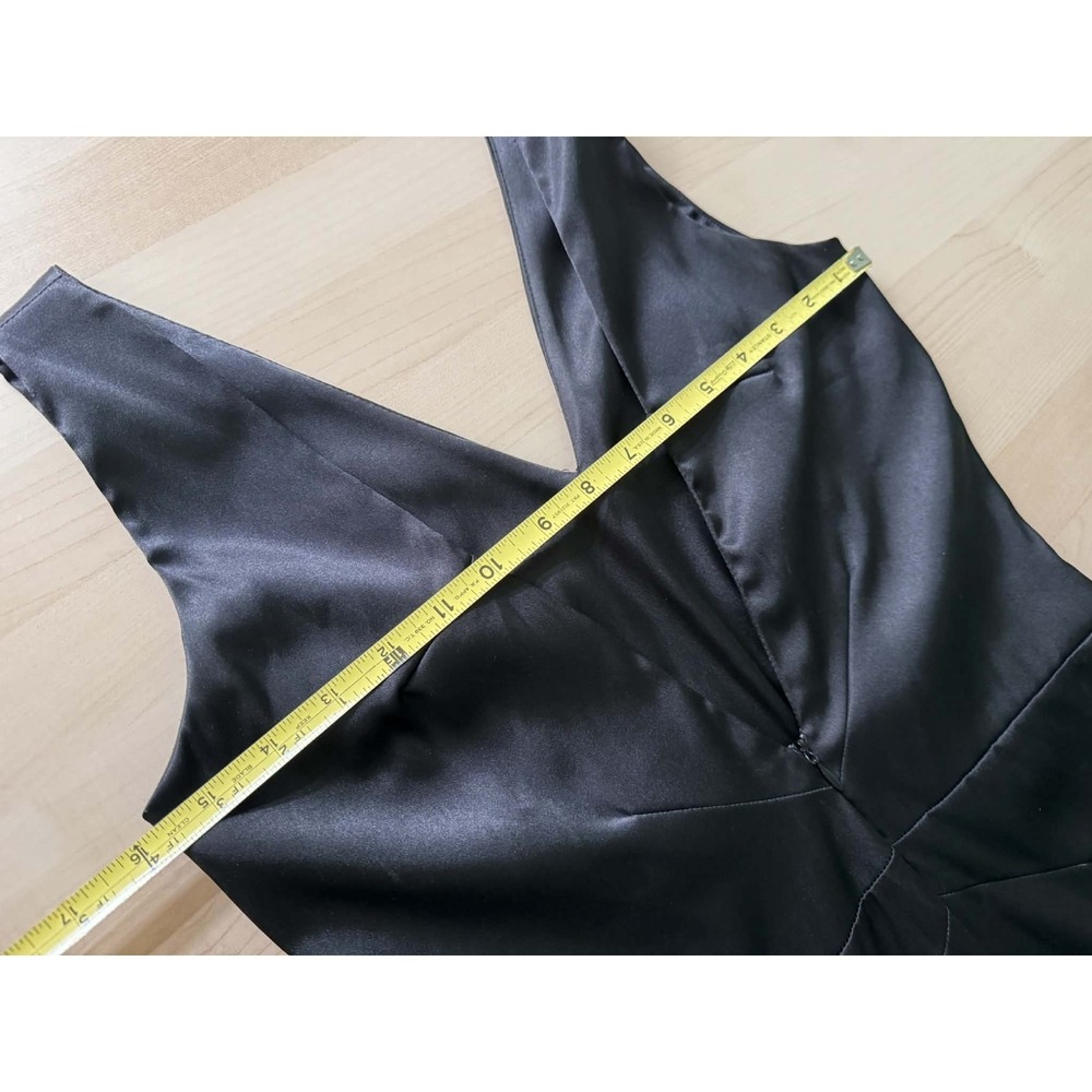 Vtg Y2K D&G Dolce And Gabbana Little Black Dress Satin 28/42 6 / 8 Ittierre 2001 - Picture 8 of 16